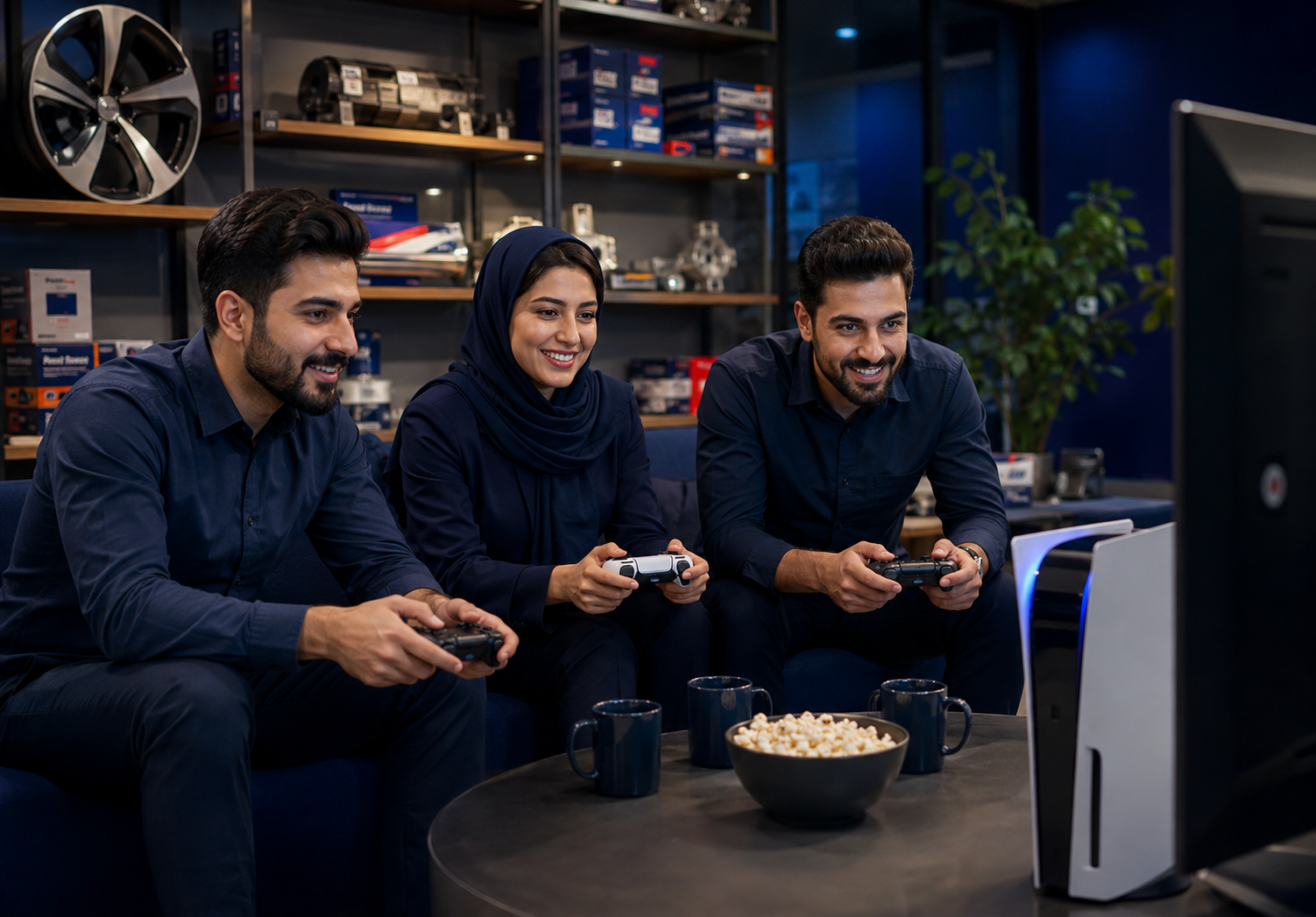 نمایی از فضای واقعی انبار و عملیات